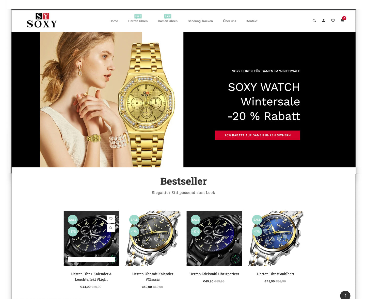 Fertig Shop - Deine eigene Marke - SOXY WATCH