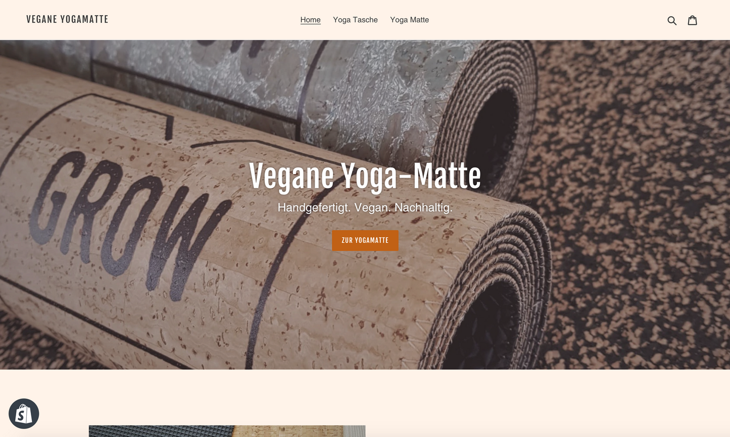 Vegane Yogamatte - Shop2Go