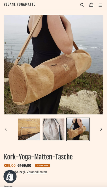 Vegane Yogamatte - Shop2Go