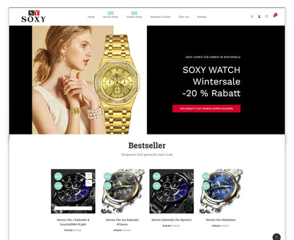 Fertig Shop - Deine eigene Marke - SOXY WATCH